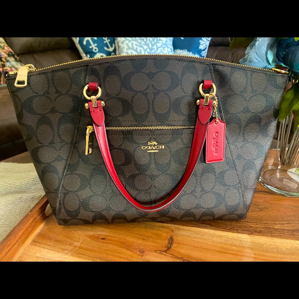 NWT Coach Signature Prairie Handbag/Crossbody bag